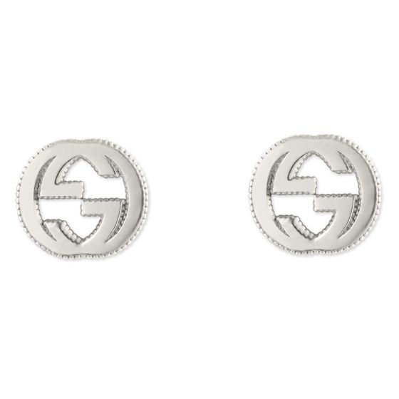 Gucci Interlocking G Studs with G Motif Design