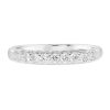 James Free 14K White Gold 1/3 Carat Diamond Prong Set Band
