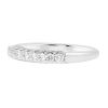 James Free 14K White Gold 1/3 Carat Diamond Prong Set Band