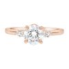 Jack Kelege Two-Tone Diamond Accent Solitaire Engagement Ring 
