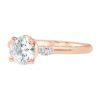 Jack Kelege Two-Tone Diamond Accent Solitaire Engagement Ring 