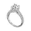 Jack Kelege White Gold Diamond Engagement Ring